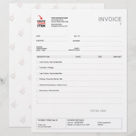 Benutzerdefinierte Vorlage für Mobile Notar-Rechnu Briefbogen