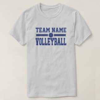 Benutzerdefinierte Vorlage für Volleyball-Mannscha T-Shirt