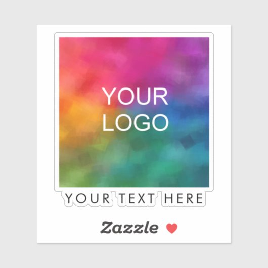 Benutzerdefinierte Vorlage Hochladen von Firmenlog Aufkleber (Blatt)