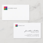 Benutzerdefinierte Vorlage Ihr Firmenlogo hier ele Visitenkarte (Vorne/Hinten)