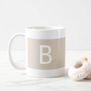 Benutzerdefinierte Vorlage Initialen Moderne Monog Kaffeetasse