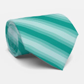 Benutzerdefinierte Vorlage Moderne Elegant Aquamar Krawatte (Gerollt)