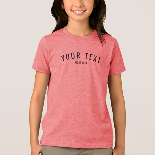 Benutzerdefinierte Vorlage Moderne Kinder Boys Tri Tri-Blend Shirt (Vorderseite)
