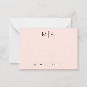 Benutzerdefinierte Vorlage Monogramm Initial Chic 