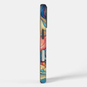 Benutzerdefinierte Vorlage Stilvolle Wavy Print Case-Mate iPhone Hülle (Rückseite / Rechts)