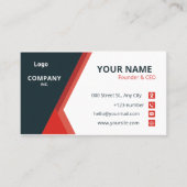 Benutzerdefinierte Vorlage Visitenkarte (Vorderseite)