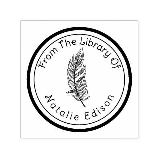 Benutzerdefinierte Vorlagendesign-Selbstfarbenbibl Permastempel (Design)