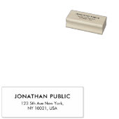 Benutzerdefinierte Vorlagenname-Rücksendeadresse l Gummistempel (Stempel)