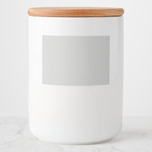 Benutzerdefinierte Vorratslabels Minimalistische Lebensmitteletikett
