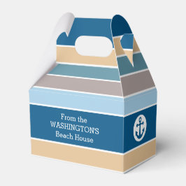 Benutzerdefinierte Vorzugskästchen für Nautic Stri Geschenkschachtel