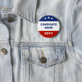 Benutzerdefinierte Wahlkampfrunde Knöpfe Button (Beispiel)