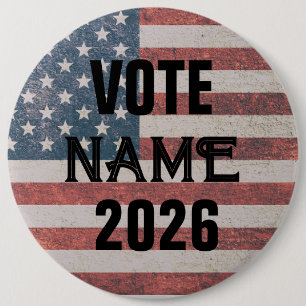 BENUTZERDEFINIERTE WAHLKAMPFSCHALTFLÄCHEN USA BUTTON