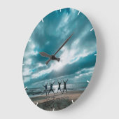 Benutzerdefinierte Wall-Uhr (Eigenes Foto und/oder Große Wanduhr (Winkel)