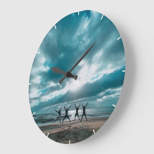 Benutzerdefinierte Wall-Uhr (Eigenes Foto und/oder Große Wanduhr (Winkel)