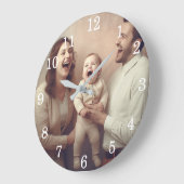 Benutzerdefinierte Wall-Uhr (Eigenes Foto und/oder Große Wanduhr (Winkel)