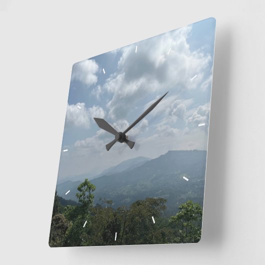 Benutzerdefinierte Wall-Uhr (Eigenes Foto und/oder Quadratische Wanduhr (Winkel)