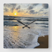 Benutzerdefinierte Wall-Uhr (Eigenes Foto und/oder Quadratische Wanduhr (Vorderseite)