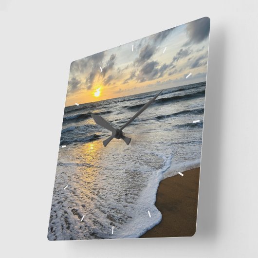 Benutzerdefinierte Wall-Uhr (Eigenes Foto und/oder Quadratische Wanduhr (Winkel)