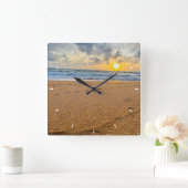 Benutzerdefinierte Wall-Uhr (Eigenes Foto und/oder Quadratische Wanduhr (Zuhause)