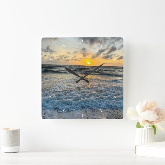 Benutzerdefinierte Wall-Uhr (Eigenes Foto und/oder Quadratische Wanduhr (Zuhause)