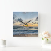 Benutzerdefinierte Wall-Uhr (Eigenes Foto und/oder Quadratische Wanduhr (Zuhause)