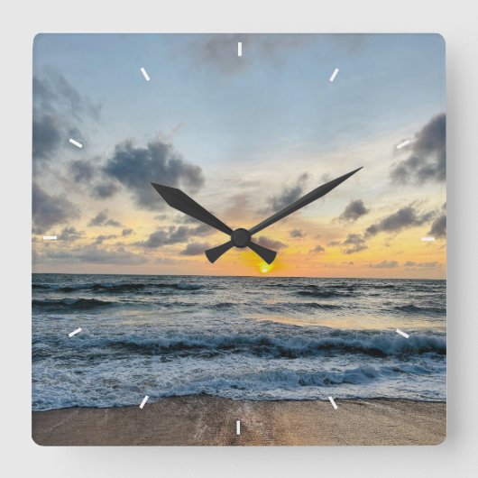 Benutzerdefinierte Wall-Uhr (Eigenes Foto und/oder Quadratische Wanduhr (Vorderseite)