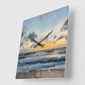 Benutzerdefinierte Wall-Uhr (Eigenes Foto und/oder Quadratische Wanduhr (Winkel)