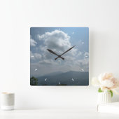 Benutzerdefinierte Wall-Uhr (Eigenes Foto und/oder Quadratische Wanduhr (Zuhause)