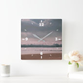 Benutzerdefinierte Wall-Uhr (Eigenes Foto und/oder Quadratische Wanduhr (Zuhause)