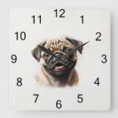 Benutzerdefinierte Wall-Uhr (Eigenes Foto und/oder Quadratische Wanduhr (Vorderseite)