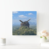 Benutzerdefinierte Wall-Uhr (Eigenes Foto und/oder Quadratische Wanduhr (Zuhause)