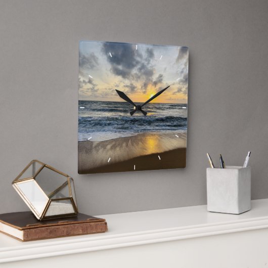 Benutzerdefinierte Wall-Uhr (Eigenes Foto und/oder Quadratische Wanduhr (Büro)