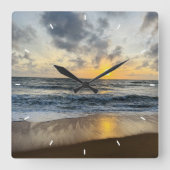 Benutzerdefinierte Wall-Uhr (Eigenes Foto und/oder Quadratische Wanduhr (Vorderseite)