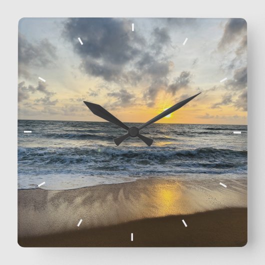 Benutzerdefinierte Wall-Uhr (Eigenes Foto und/oder Quadratische Wanduhr (Vorderseite)