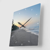 Benutzerdefinierte Wall-Uhr (Eigenes Foto und/oder Quadratische Wanduhr (Winkel)