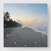 Benutzerdefinierte Wall-Uhr (Eigenes Foto und/oder Quadratische Wanduhr (Vorderseite)