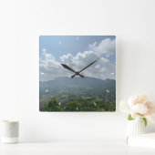 Benutzerdefinierte Wall-Uhr (Eigenes Foto und/oder Quadratische Wanduhr (Zuhause)