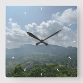 Benutzerdefinierte Wall-Uhr (Eigenes Foto und/oder Quadratische Wanduhr (Vorderseite)