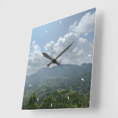 Benutzerdefinierte Wall-Uhr (Eigenes Foto und/oder Quadratische Wanduhr (Winkel)