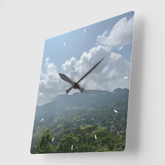 Benutzerdefinierte Wall-Uhr (Eigenes Foto und/oder Quadratische Wanduhr (Winkel)