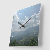 Benutzerdefinierte Wall-Uhr (Eigenes Foto und/oder Quadratische Wanduhr (Winkel)