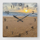 Benutzerdefinierte Wall-Uhr (Eigenes Foto und/oder Quadratische Wanduhr (Vorderseite)