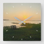 Benutzerdefinierte Wall-Uhr (Eigenes Foto und/oder Quadratische Wanduhr (Vorderseite)