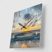 Benutzerdefinierte Wall-Uhr (Eigenes Foto und/oder Quadratische Wanduhr (Winkel)