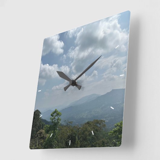 Benutzerdefinierte Wall-Uhr (Eigenes Foto und/oder Quadratische Wanduhr (Winkel)