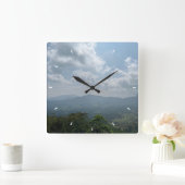 Benutzerdefinierte Wall-Uhr (Eigenes Foto und/oder Quadratische Wanduhr (Zuhause)