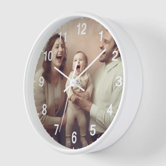 Benutzerdefinierte Wall-Uhr (Eigenes Foto und/oder Uhr (Winkel)