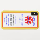 Benutzerdefinierte Warnhinweise für medizinische N Case-Mate iPhone Hülle (Rückseite (Horizontal))
