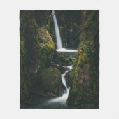 Benutzerdefinierte Wasserfall-Kaskade, die über üp Fleecedecke (Vorderseite)