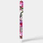 Benutzerdefinierte Wasserfarbe Fuchsia Blüten Case-Mate iPhone Hülle (Rückseite / Rechts)